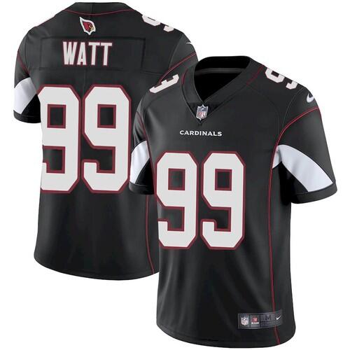 Men's Arizona Cardinals #99 J.J. Watt Black Vapor Untouchable Limited Stitched Jersey